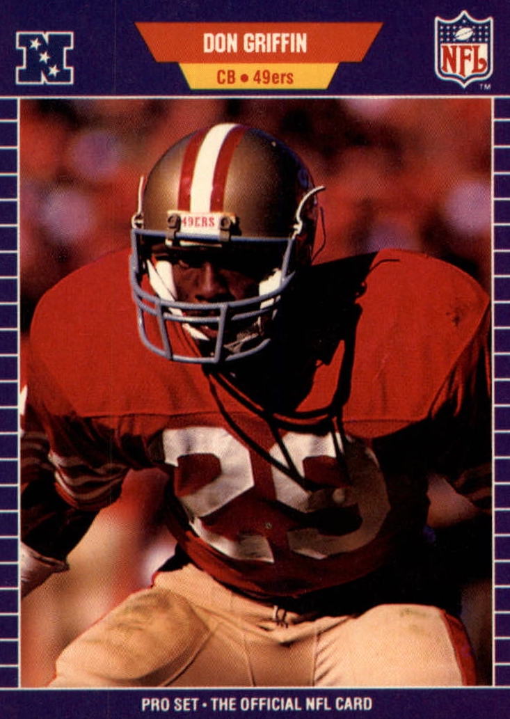 NFL 1989 ProSet - No. 377 - Don Griffin