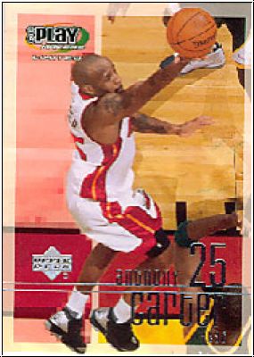 NBA 2001 / 02 Upper Deck Playmakers - No 49 - Anthony Carter