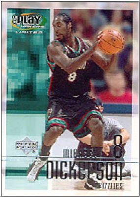 NBA 2001 / 02 Upper Deck Playmakers - No 46 - M. Dickerson