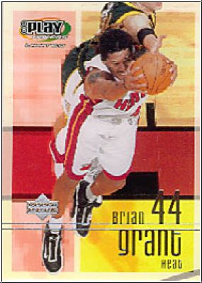 NBA 2001/02 Upper Deck Playmakers - No 50 - Brian Grant