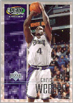 NBA 2001 / 02 Upper Deck Playmakers - No 80 - Chris Webber