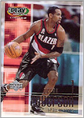 NBA 2001 / 02 Upper Deck Playmakers - No 78 - Derek Anderson