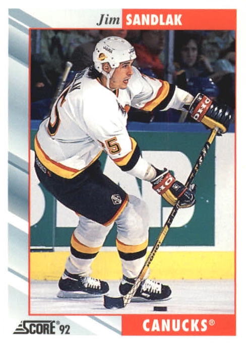 NHL 1992 / 93 Score - No 379 - Jim Sandlak