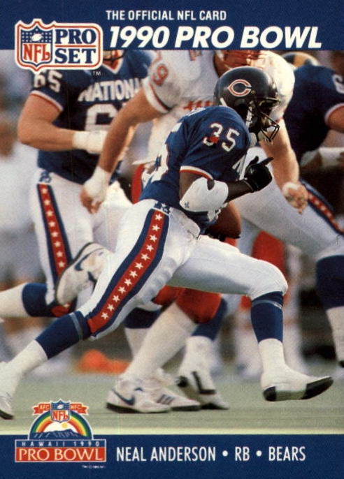 NFL 1990 ProSet - No. 380 - Neal Anderson