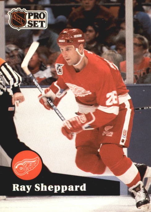 NHL 1991-92 ProSet - No 380 - Ray Sheppard