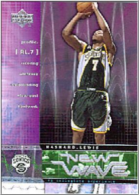NBA 2002 / 03 Upper Deck New Wave - No NW9 - Rashard Lewis