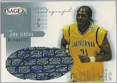 NBA 2002 SAGE Autographs Silver - No A26 - Jamal Sampson
