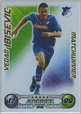 Soccer 2009/10 Topps Match Attax - No 350 - Vedad Ibisevic