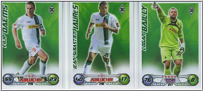 Football 2009-10 Topps Match Attax - Borussia Mönchengladbach complete set with special cards