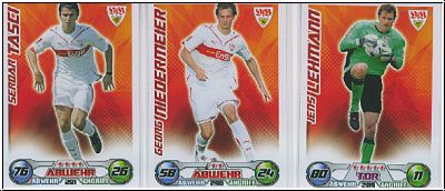Football 2009-10 Topps Match Attax - VfB Stuttgart complete set with special cards