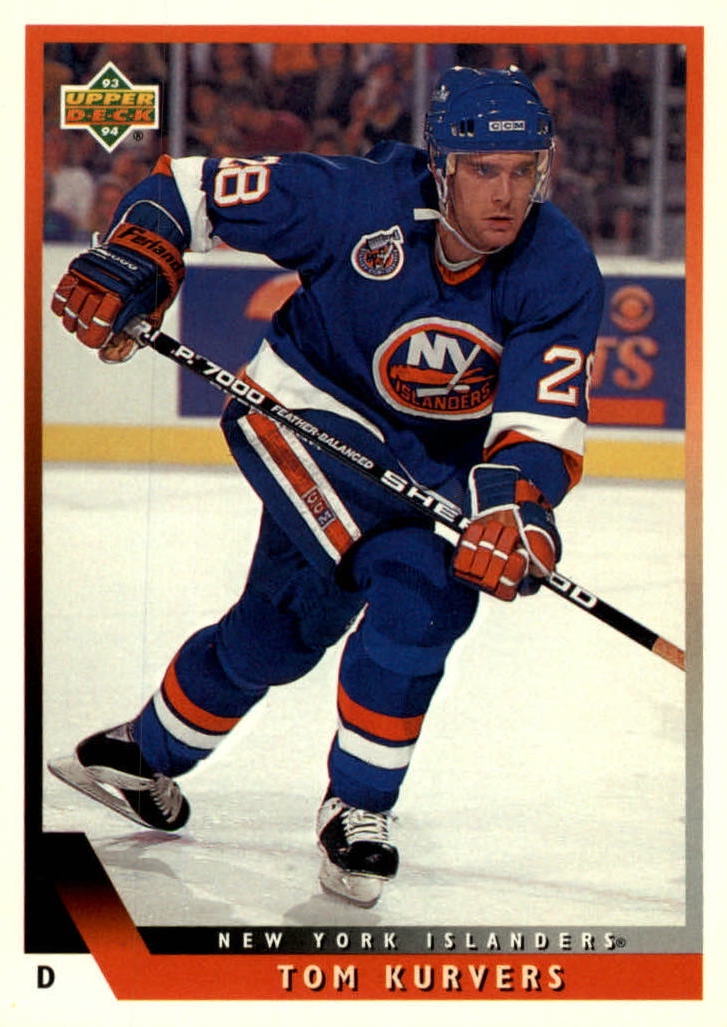 NHL 1993 / 94 Upper Deck - No 381 - Tom Kurvers