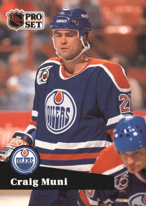 NHL 1991-92 ProSet - No 382 - Craig Muni