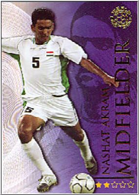 Soccer 2009 futera World Football - No 176 - Nashat Akram