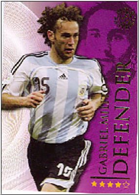 Fussball 2009 futera World Football - No 128 - Gabriel Milito