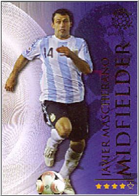 Soccer 2009 futera World Football - No 243 - Javier Mascherano