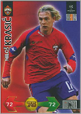 Soccer 2009 Panini UEFA Superstrikes - No 69 - Milos Krasic