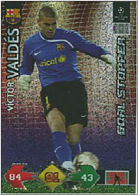 Fussball 2009 Panini UEFA Superstrikes - No 107 - Victor Valdes