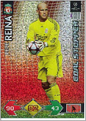 Soccer 2009 Panini UEFA Superstrikes - No 210 - Pepe Reina