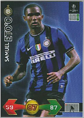 Soccer 2009 Panini UEFA Superstrikes - No 152 - Samuel Eto'o