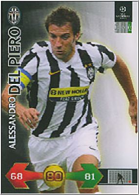 Soccer 2009 Panini UEFA Superstrikes - No 184 - A. del Piero