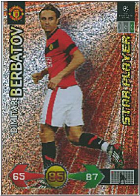 Fussball 2009 Panini UEFA Superstrikes - No 234 - D.  Berbatov