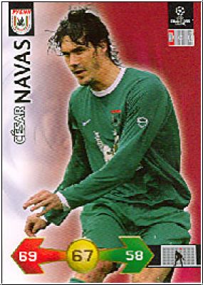 Soccer 2009 Panini UEFA Superstrikes - No 287 - César Navas