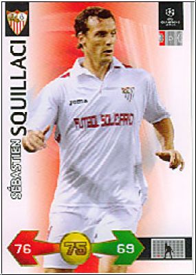 Soccer 2009 Panini UEFA Superstrikes - No 298 - S. Squillaci