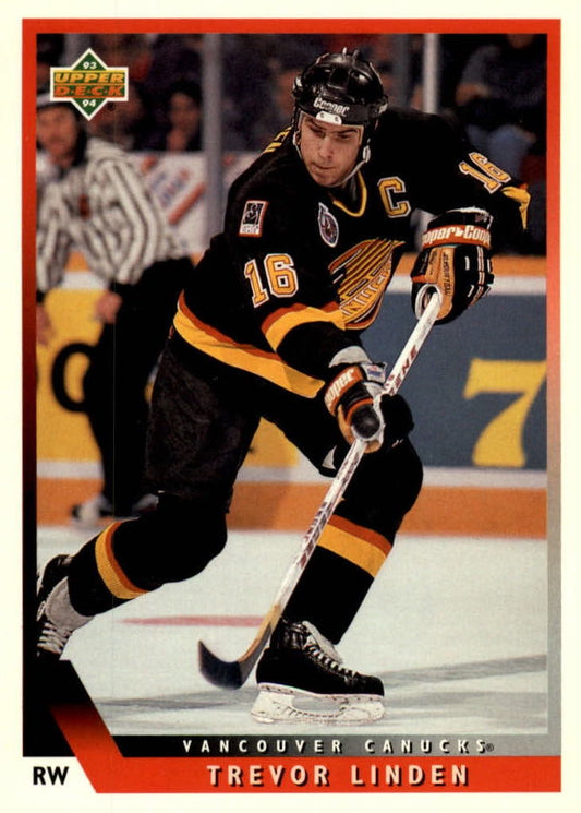 NHL 1993 / 94 Upper Deck - No 383 - Trevor Linden