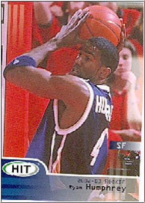 NBA 2002 SAGE HIT - No 8 - Ryan Humphrey