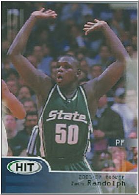 NBA 2002 SAGE HIT - No. 50 - Zach Randolph