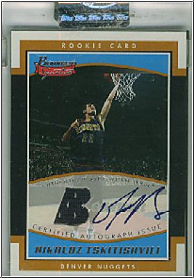 NBA 2002 / 03 Bowman Signature - No SE-NT - Niloloz Tskitisvili