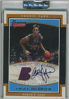 NBA 2002/03 Bowman Signature - No SE-CJA - Casey Jacobsen