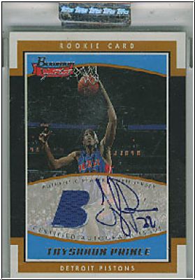 NBA 2002 / 03 Bowman Signature - No SE-TP - Tayshaun Prince