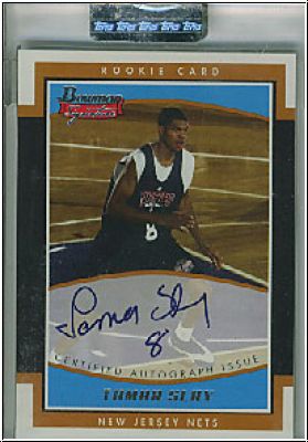 NBA 2002/03 Bowman Signature - No SE-TS - Tamar Slay