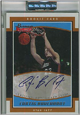 NBA 2002/03 Bowman Signature - No SE-CB - Curtis Borchardt