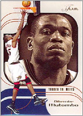 NBA 2002 / 03 Flair - No 86 - Dikembe Mutombo