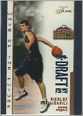 NBA 2002/03 Flair Wave of the Future - No 10 of 10 WF - Nikoloz Tskitishvili