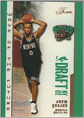 NBA 2002/03 Flair Wave of the Future - No 5 of 10 WF - Drew Gooden