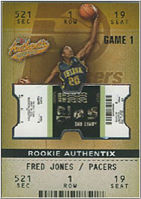 NBA 2002 / 03 Fleer Authentix - No 130 - Fred Jones