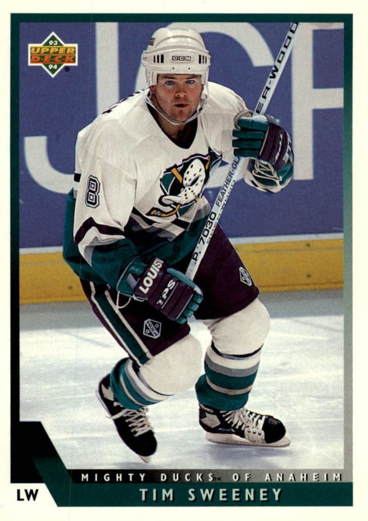 NHL 1993 / 94 Upper Deck - No 385 - Tim Sweeney