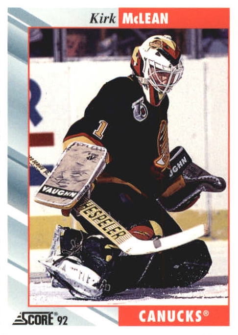 NHL 1992 / 93 Score - No 385 - Kirk McLean