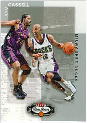 NBA 2002 / 03 Fleer Box Score - No 63 - Sam Cassell