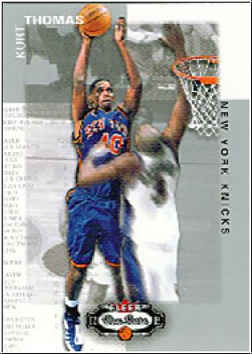 NBA 2002 / 03 Fleer Box Score - No 48 - Kurt Thomas