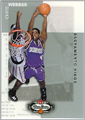 NBA 2002 / 03 Fleer Box Score - No 111 - Chris Webber