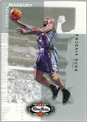 NBA 2002 / 03 Fleer Box Score - No 98 - Stephon Marbury