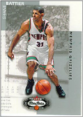 NBA 2002 / 03 Fleer Box Score - No 102 - Shane Battier