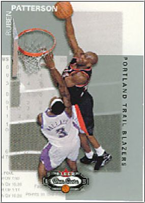 NBA 2002 / 03 Fleer Box Score - No 101 - Ruben Patterson