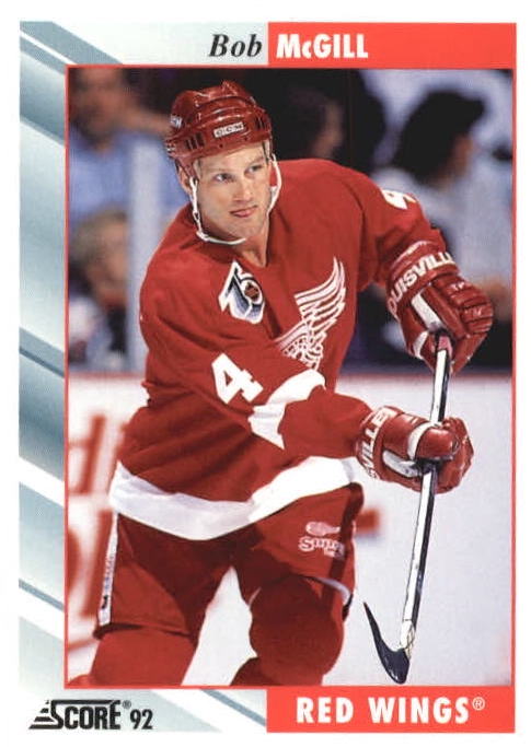 NHL 1992 / 93 Score - No 386 - Bob McGill