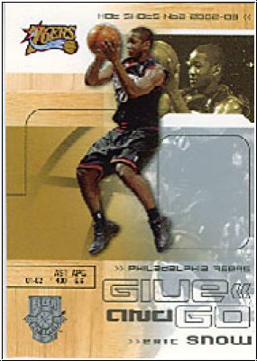 NBA 2002 / 03 Fleer Hot Shots - No 121 - Snow / van Horn