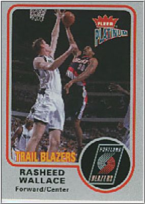 NBA 2002 / 03 Fleer Platinum - No 22 - Rasheed Wallace